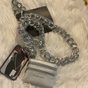 Clip & Go Double Link Silver Chain with Pouch